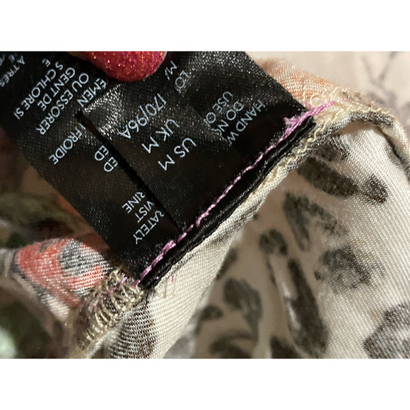 Anthropologie Women Pilcro Button Shirt Multicolor Leopard Floral Long Sleeve M - Picture 11 of 11